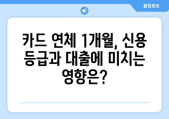 카드 대출 연체, 얼마나 위험할까요? 3일, 1개월, 3개월 연체 시 불이익 총정리 | 카드 연체, 신용 등급, 대출 거부, 연체료