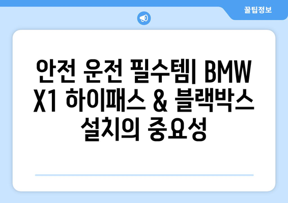 BMW X1 하이패스 & 블랙박스 설치 전문점| 믿을 수 있는 곳 찾기 | 서울, 경기, 부산, 대구, 인천, 광주, 대전, 울산, 전문가 추천, 비용, 후기